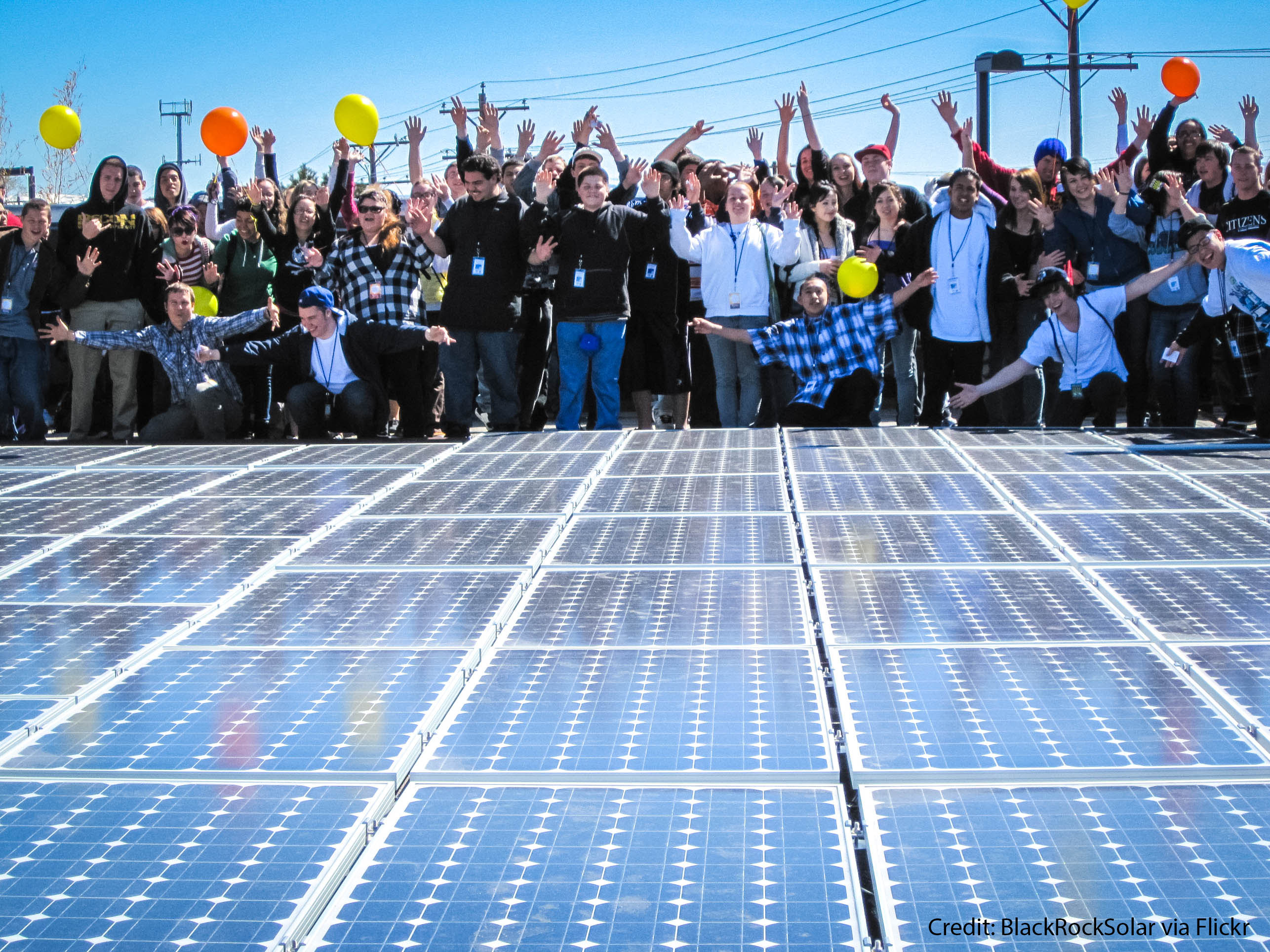 community solar farm celebration