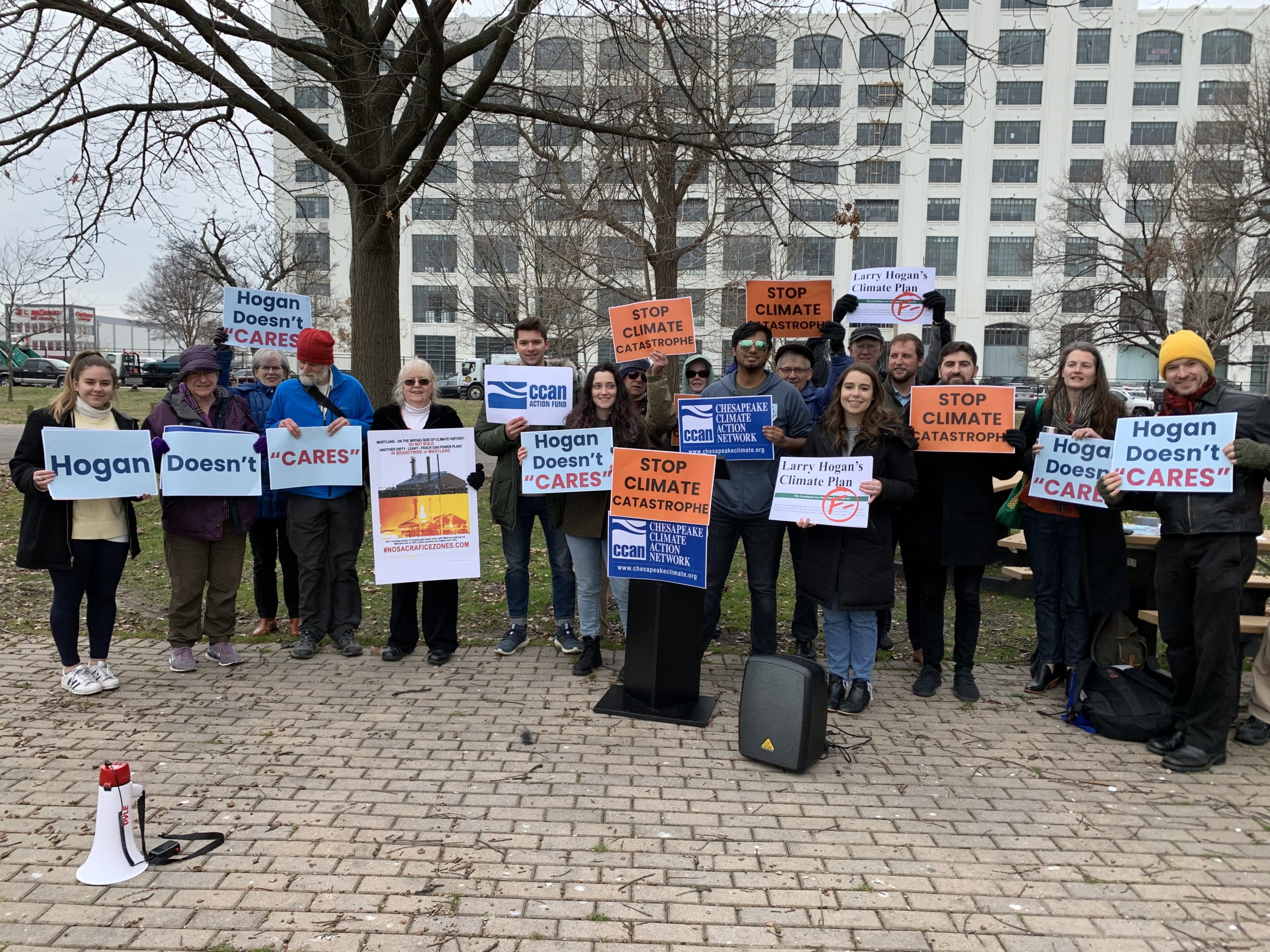 Rally at MDE headquarters